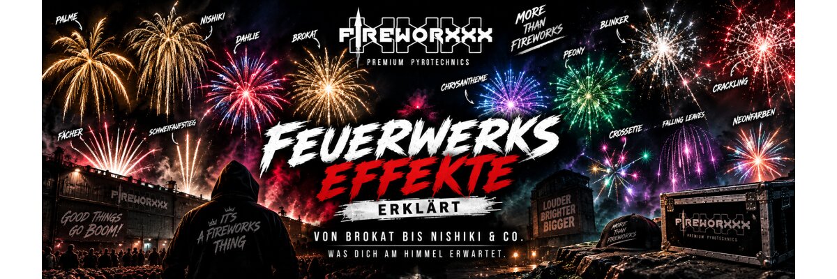 Vuurwerkeffecten uitgelegd: Brocade, Dahlia, Nishiki &amp; meer - Vuurwerkeffecten uitgelegd: Brocade, Dahlia &amp; Nishiki | FIREWORXXX