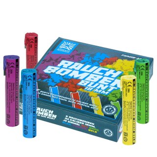 Argento - Rauchbomben 18mm Bunt (5er-Pack)