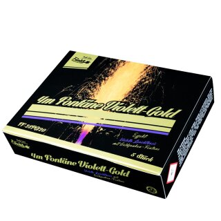 Funke - 4m Fontäne Violett-Gold (5er-Pack)