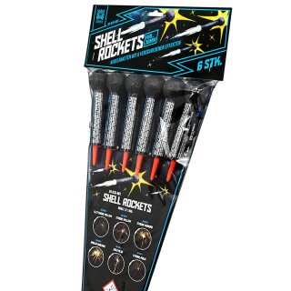 Argento - Shellrockets 38mm (6er-Pack)